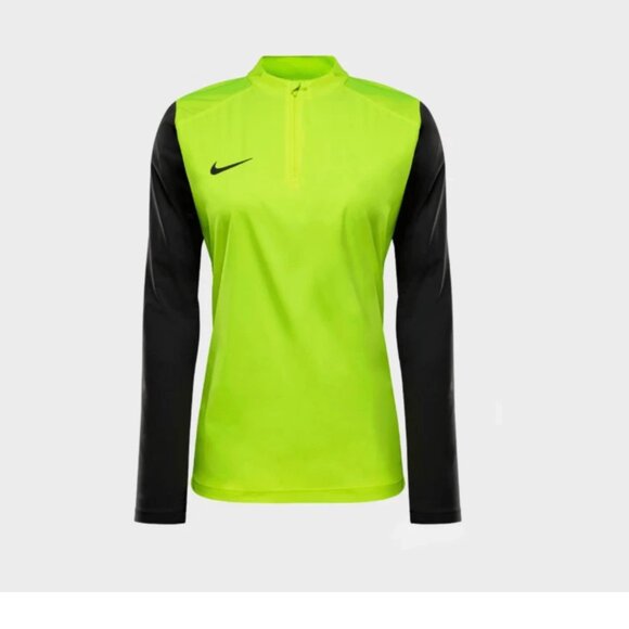 NWT $95 Nike Women's Strike Storm-FIT Drill Top Black/Neon Green FZ3987-702 M - Picture 3 of 8